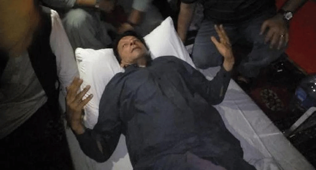 Bullets Fired On Pakistan Former PM Imran Khan