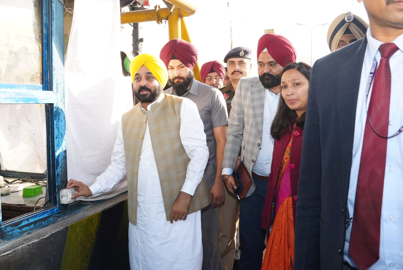 Punjab CM Bhagwant Mann Closed Lachowal Toll Plaza