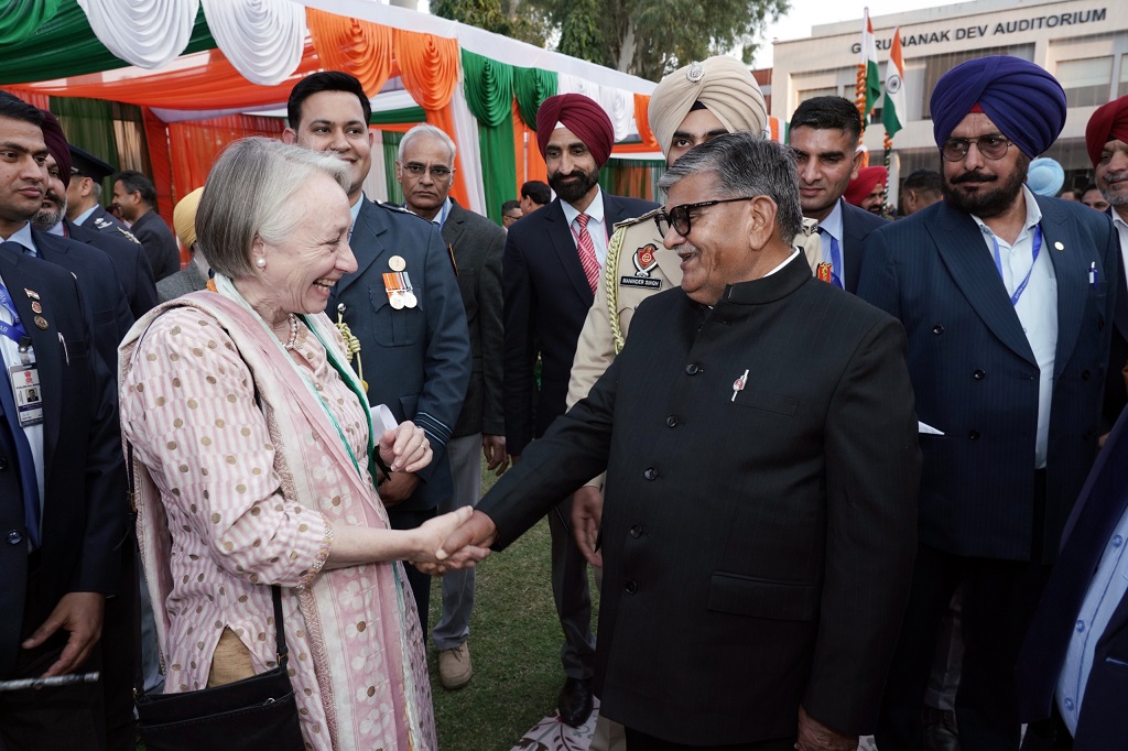 Hosted 'At Home' reception on 76th Republic Day