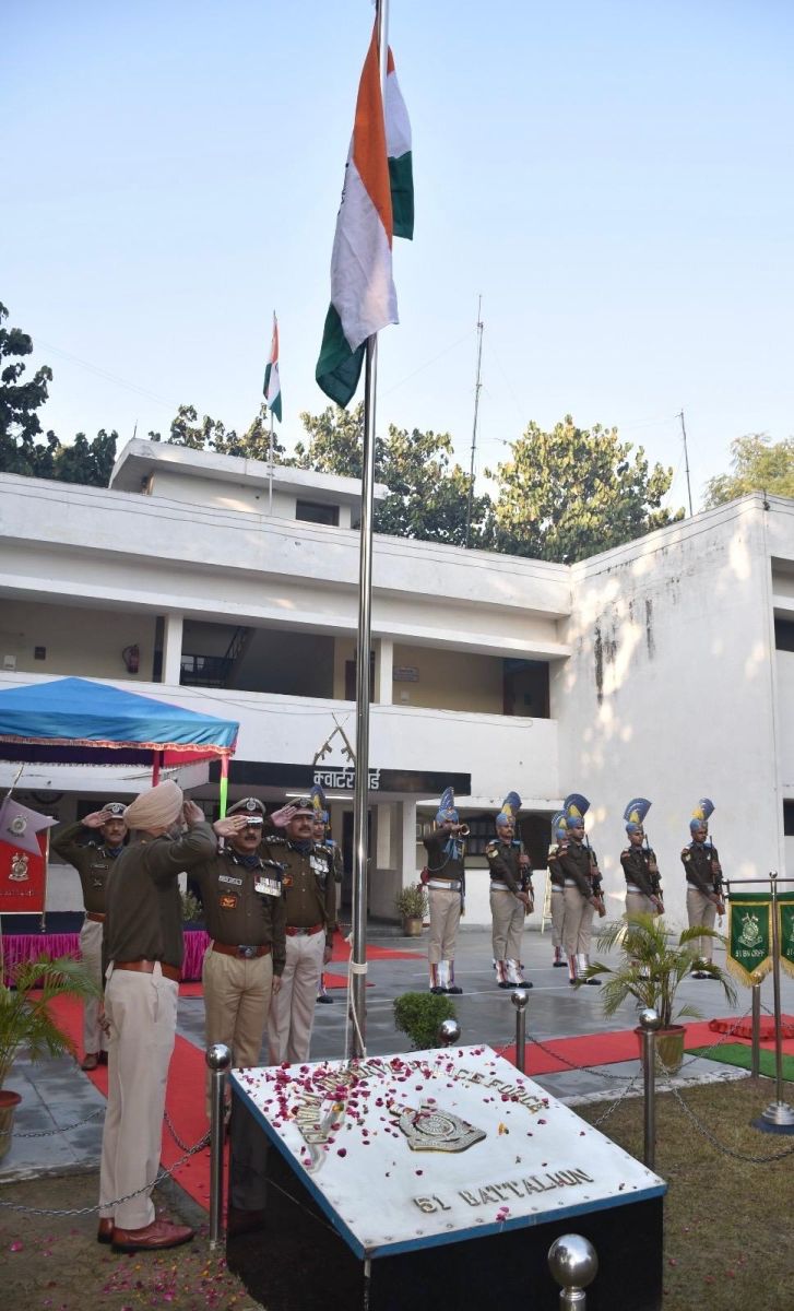 76th Republic Day Celebrated by Central Reserve Police Force