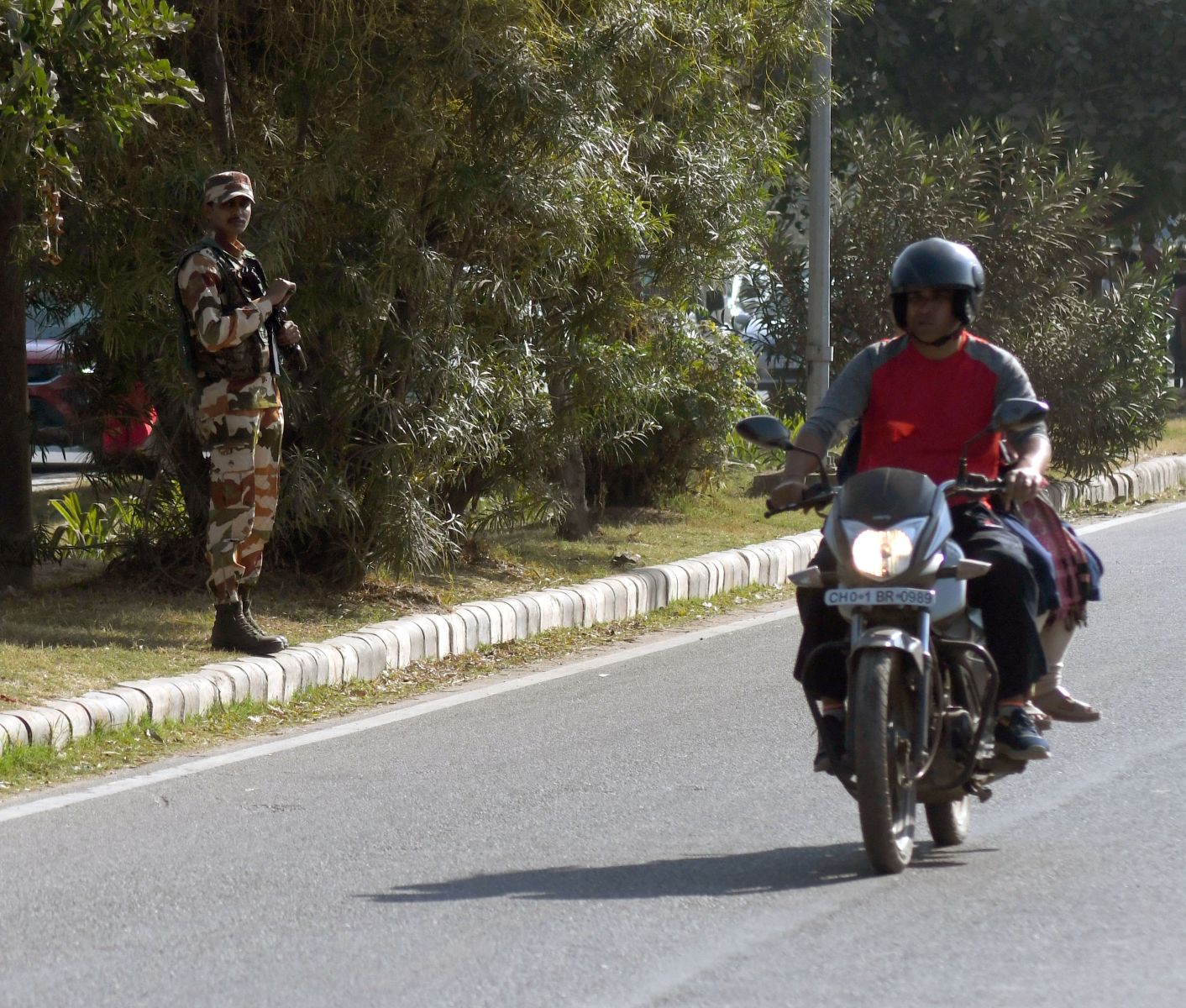 Chandigarh PM Modi Movement Paramilitary Force Deployment Security Alert