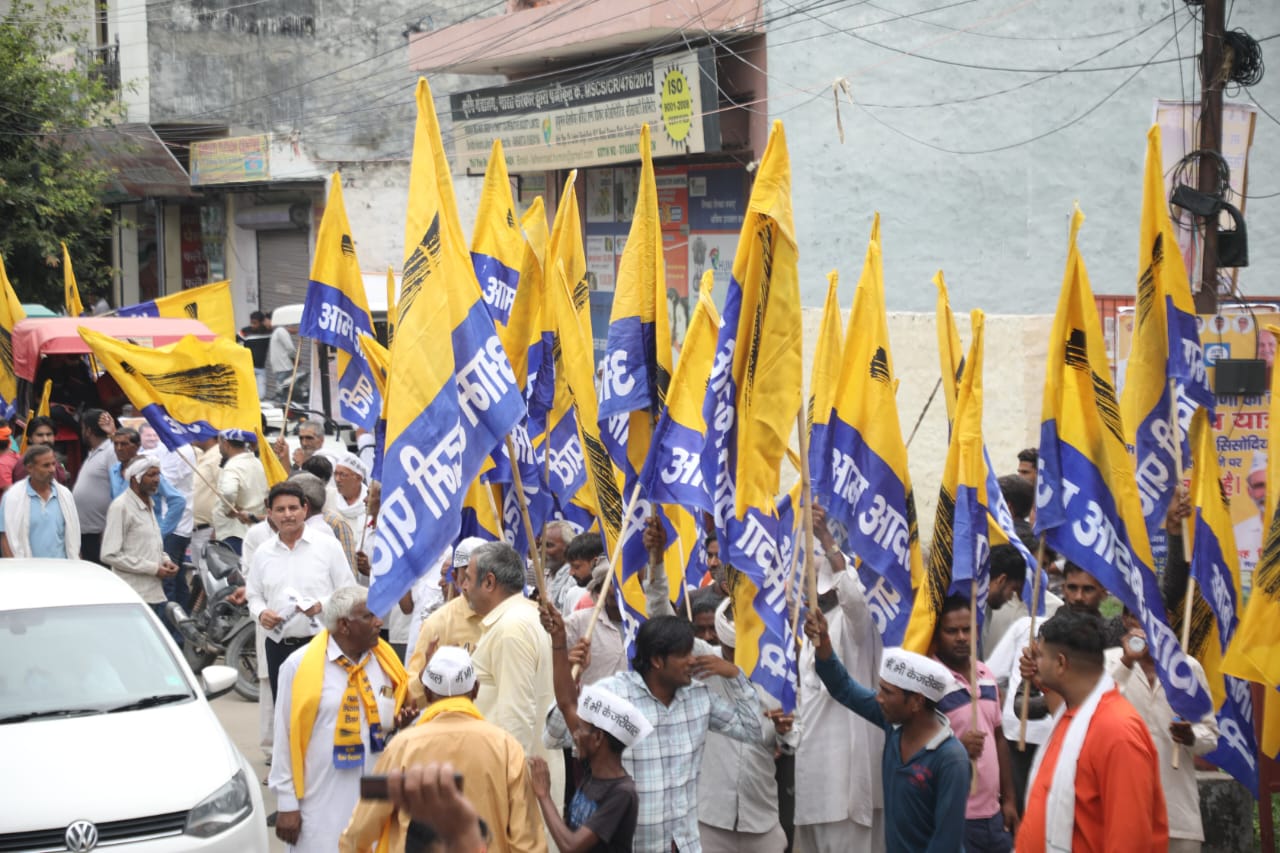 Manish Sisodia Road Show in Ganaur