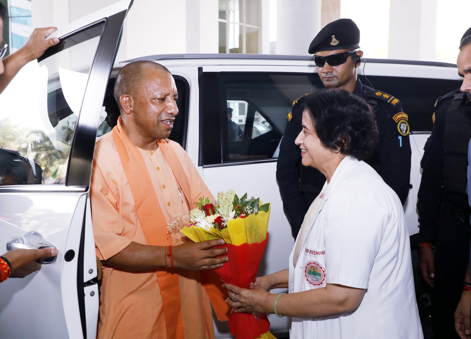 CM Yogi Reached Rishikesh AIIMS