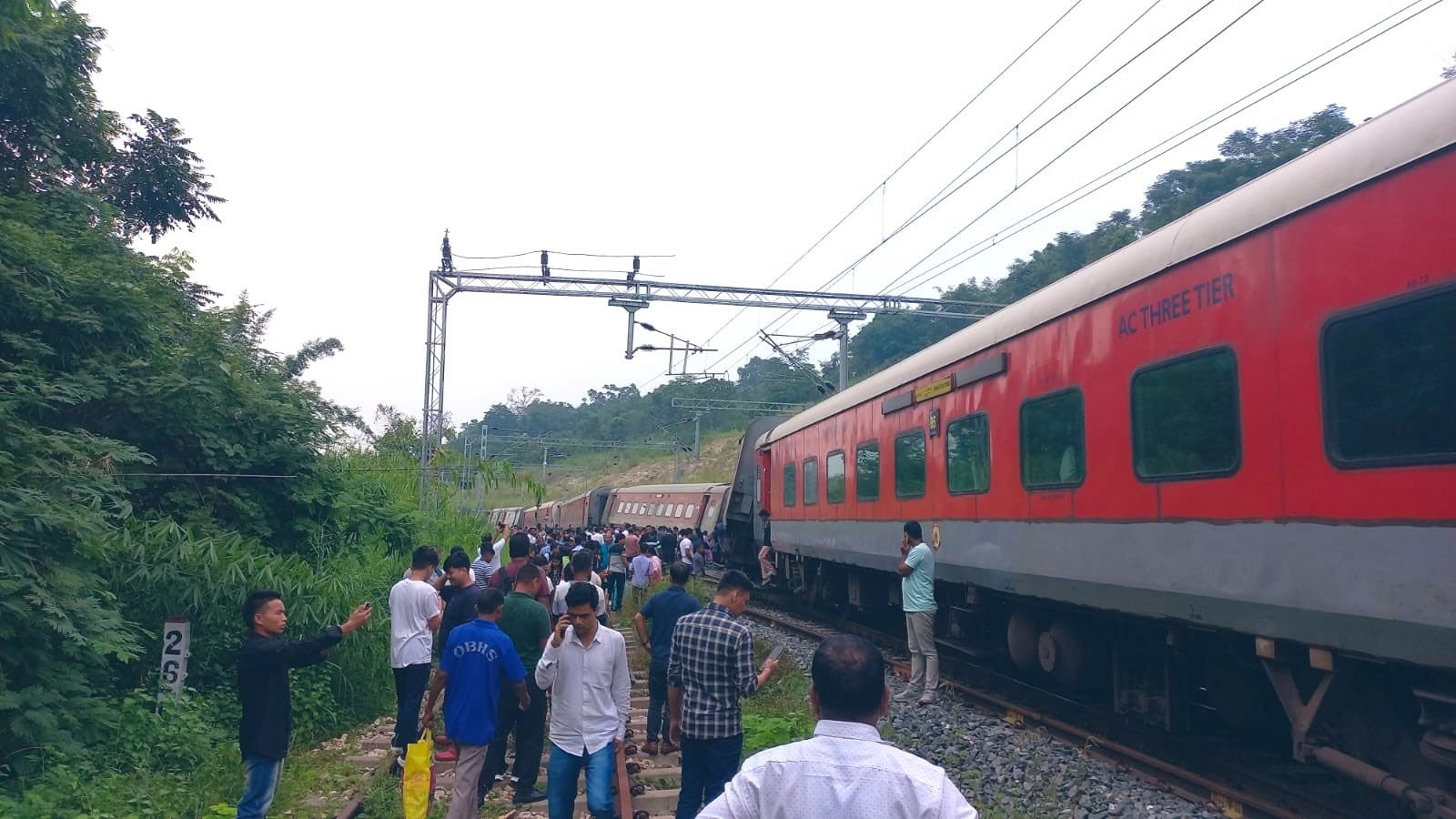 Assam Agartala-Lokmanya Tilak Express Derailment