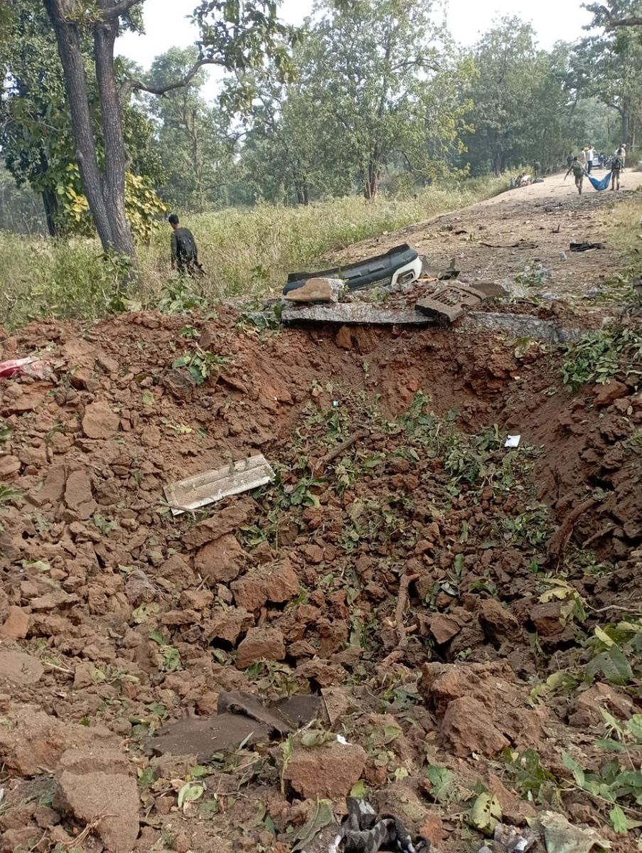 Big Naxal IED Blast Attack in Chhattisgarh 9 DRG Jawans Martyred