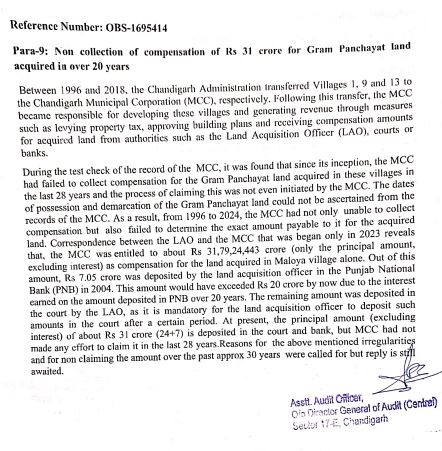 Administration did not give 32 crores to MC