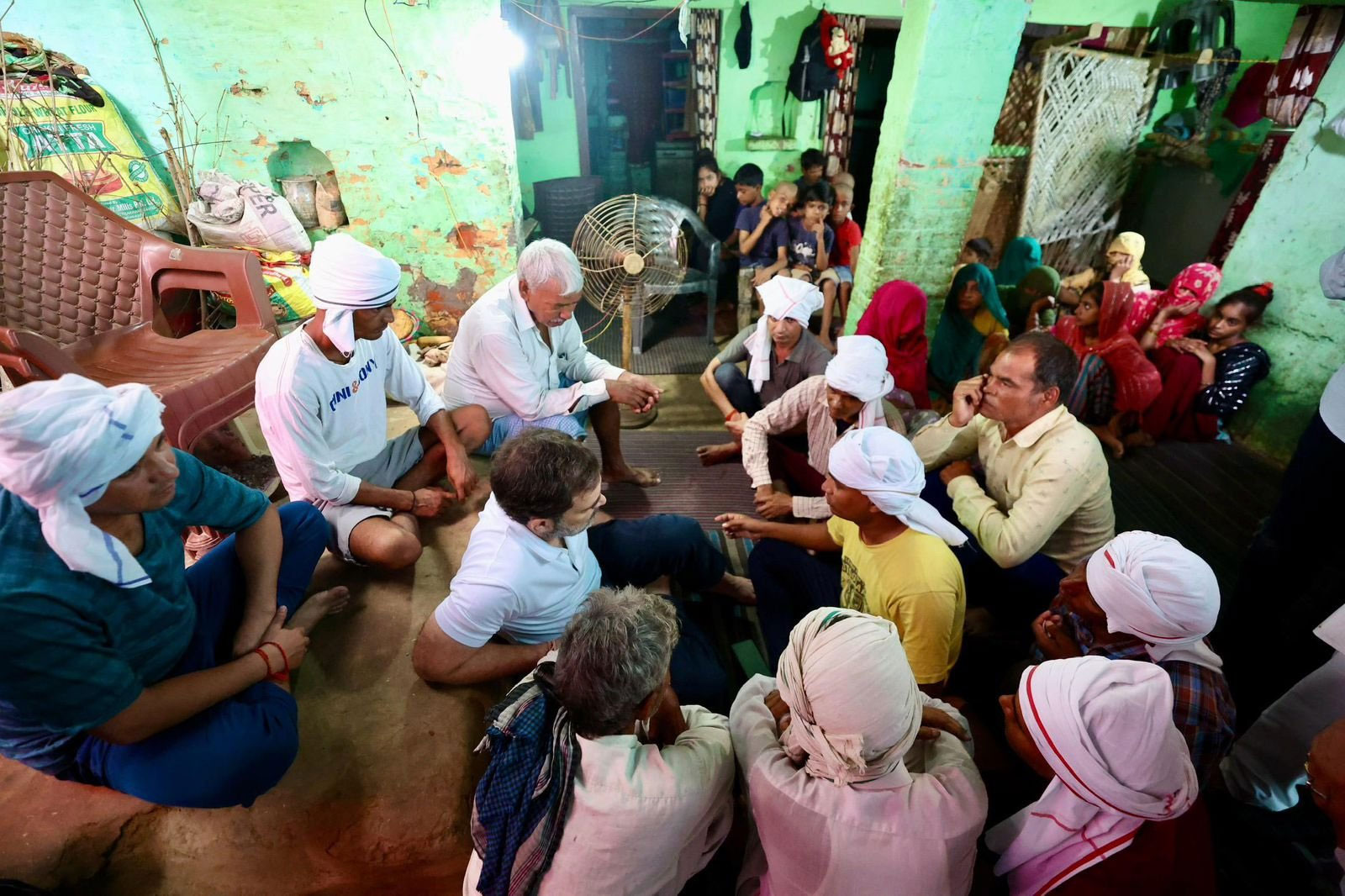 Congress MP and Lok Sabha LoP Rahul Gandhi met Hathras Stampede Victims
