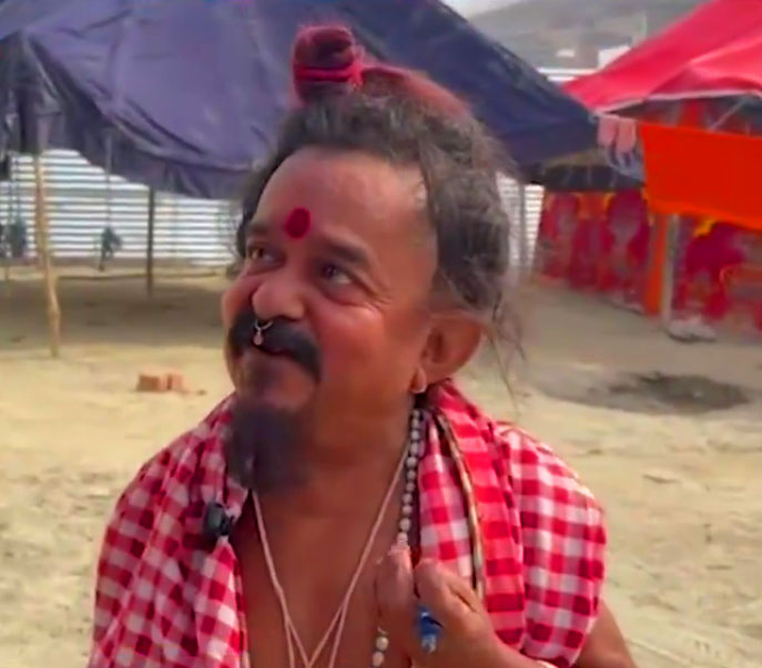 Gangapuri Maharaj Chotu Baba MahaKumbh 2025 Sangam Prayagraj Video