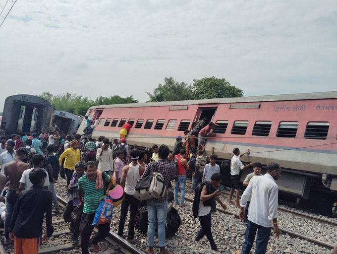 Gonda Train Accident Chandigarh-Dibrugarh Express Derailed Deaths Update