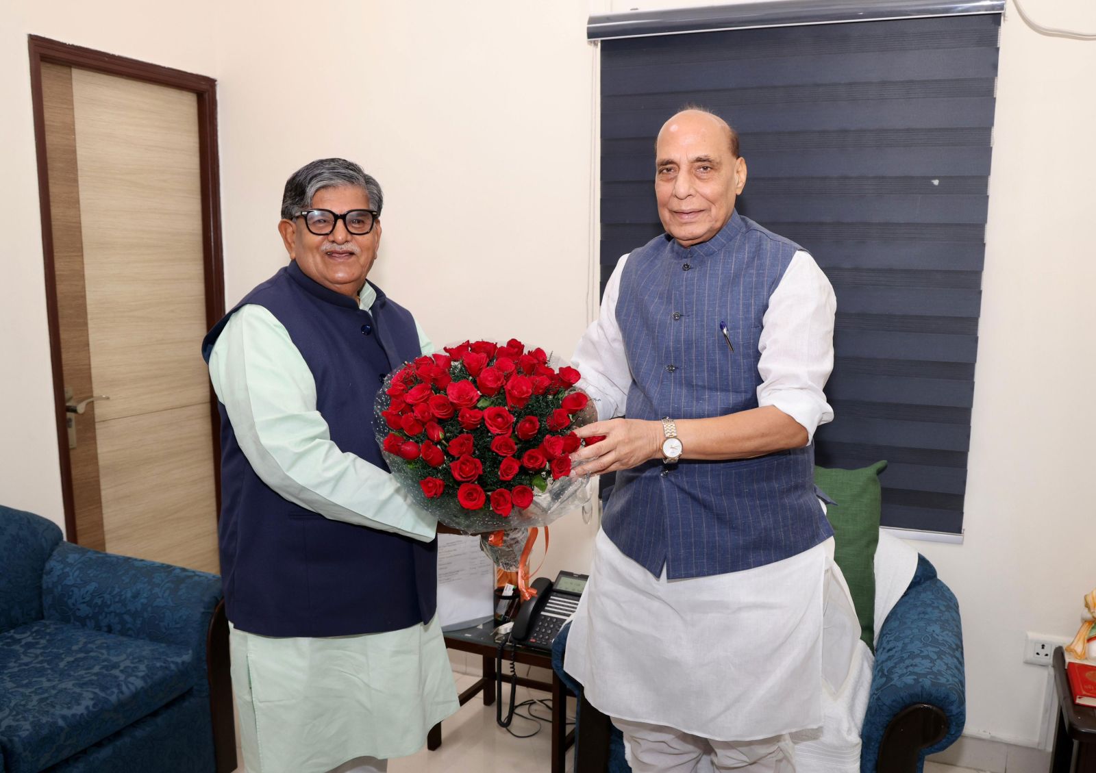 Gulab Kataria met Rajnath Singh