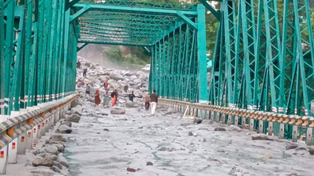  Himachal Manali Cloud Burst Video Anjani Mahadev Naala Flood 