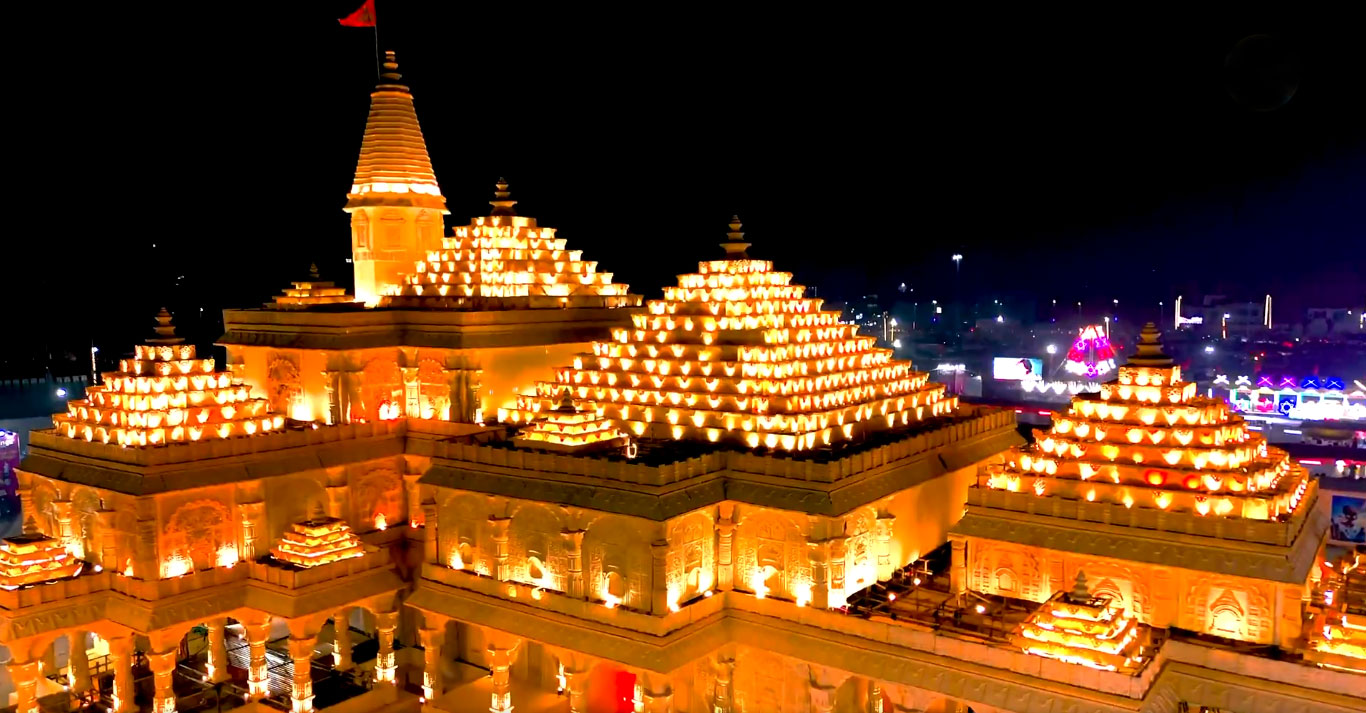 Ayodhya Devotees Crowd