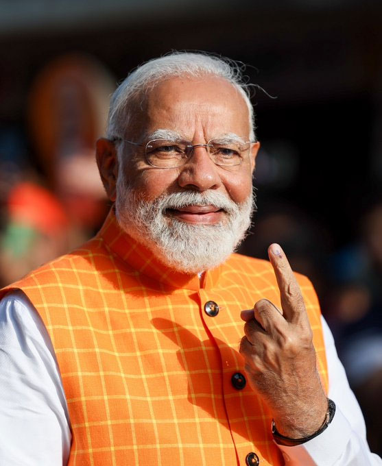 Lok Sabha Election 2024 Third Phase Voting Live PM Modi Cast Vote