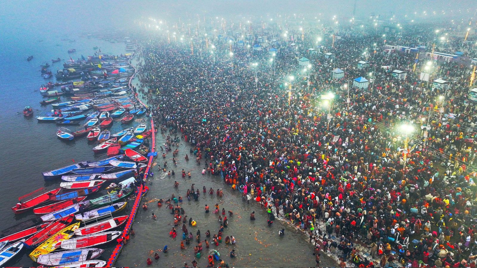 MahaKumbh 2025 Beginning First Holy Snan in Sangam Prayagraj Update