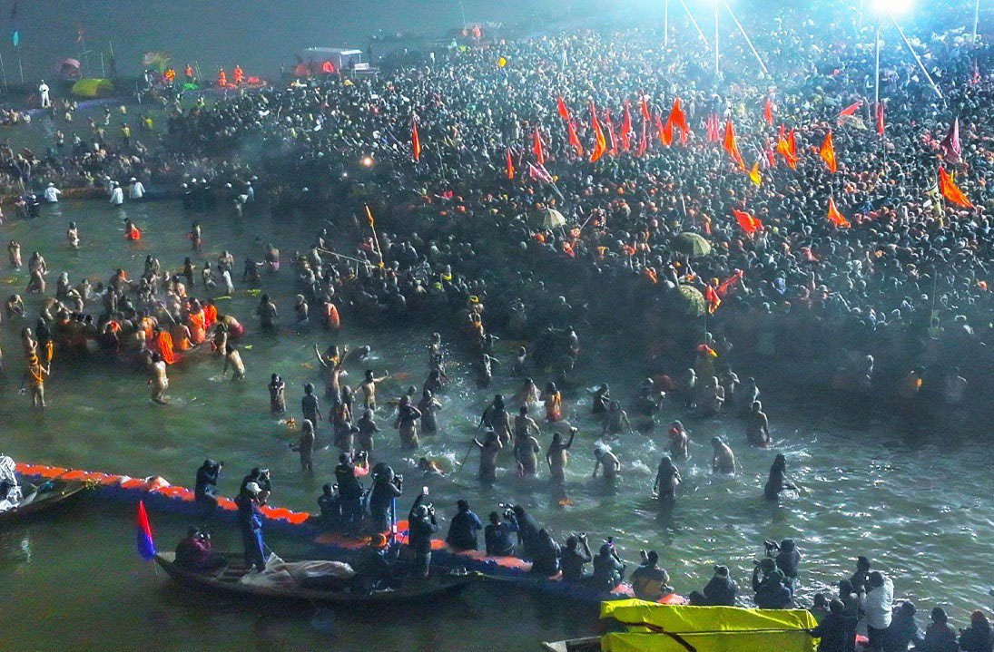 MahaKumbh First Amrit Snan