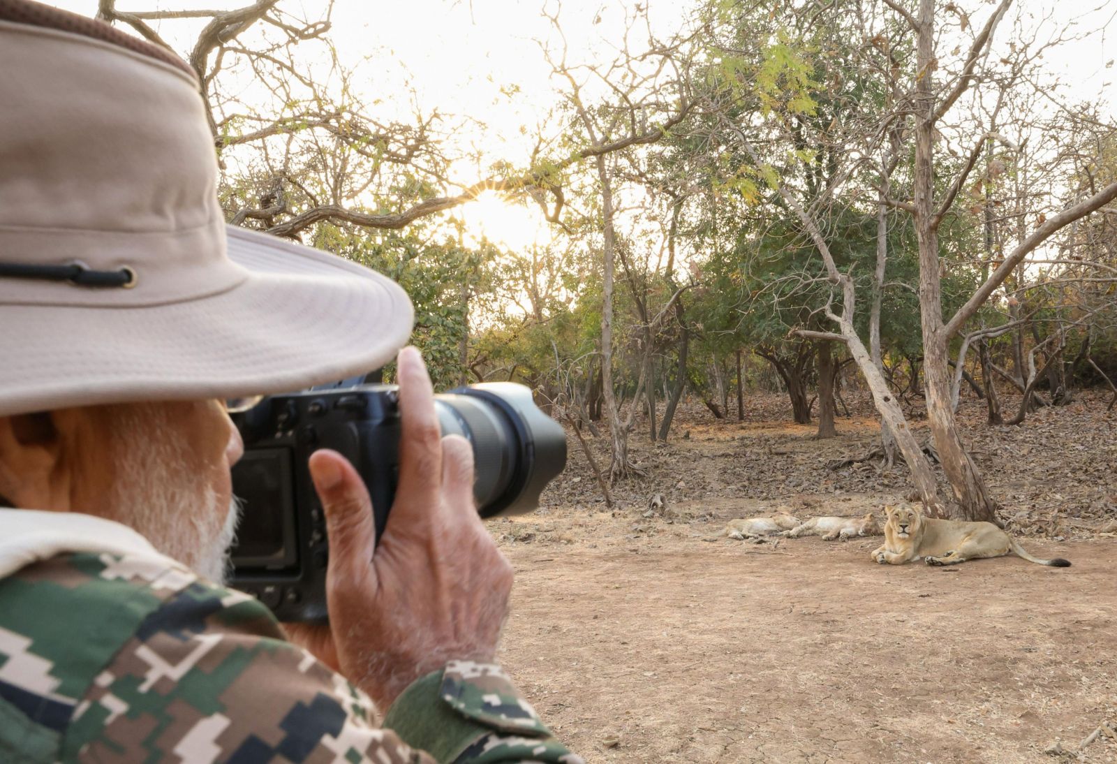 PM Modi Gir National Park