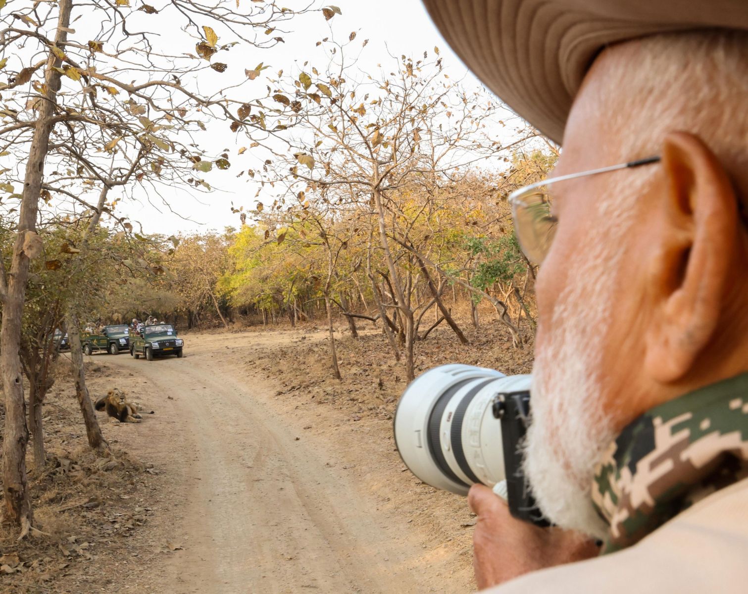 PM Modi Gir National Park