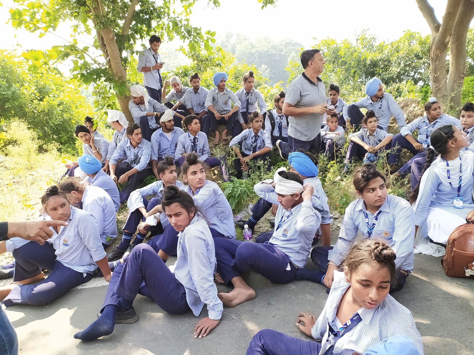 Panchkula Morni Bus Fell Into Ditch Accident Children Injured