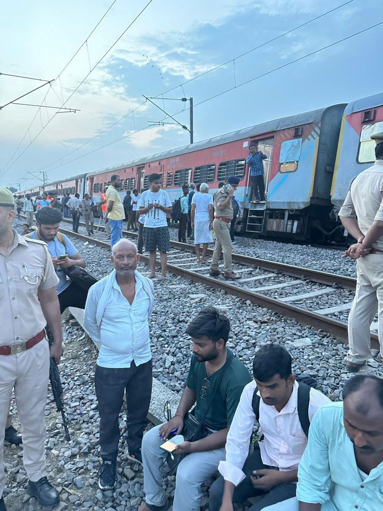 Sabarmati Express Derailed