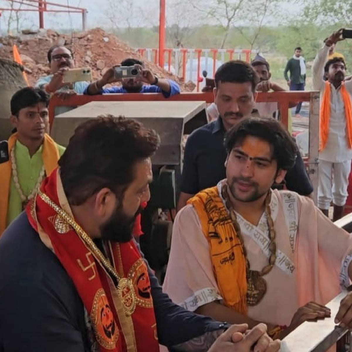 Sanjay Dutt at Bageshwar Dham Darshan And Meet Dhirendra Krishna Shastri