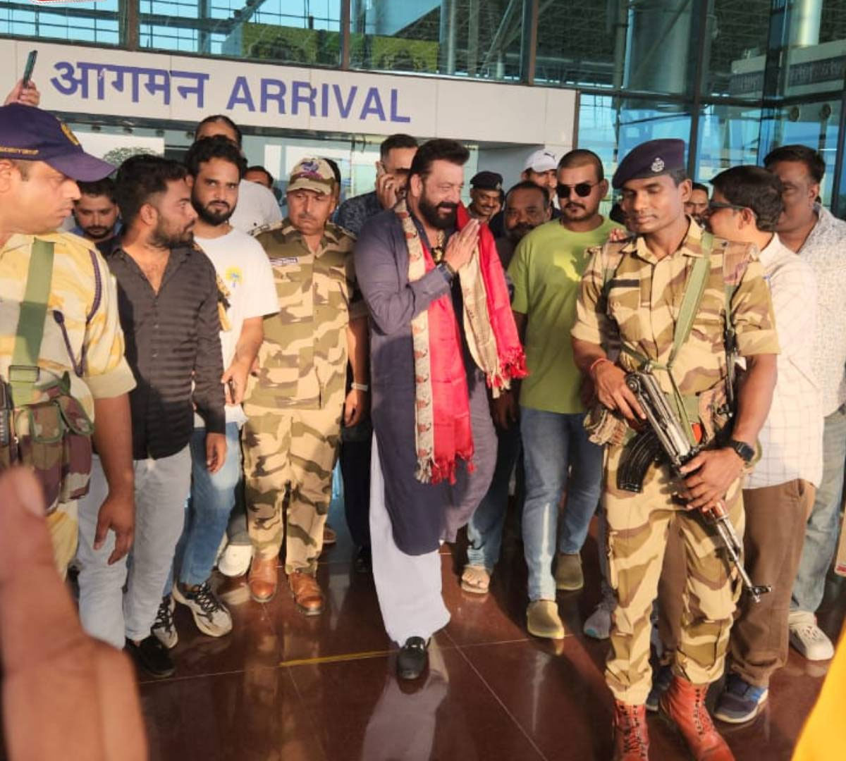 Sanjay Dutt at Bageshwar Dham Darshan And Meet Dhirendra Krishna Shastri