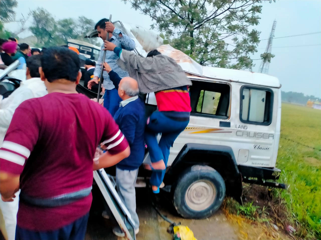 Teacher Vehicle Accident in Punjab