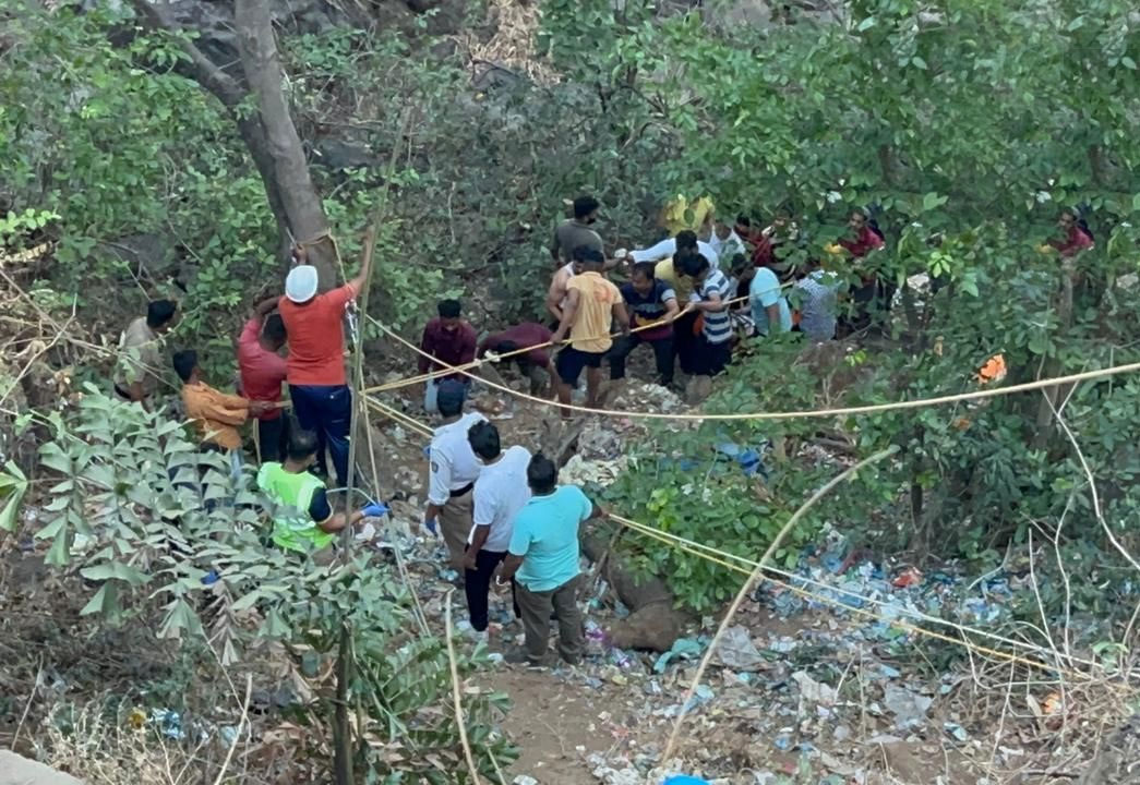 Maharashtra Raigad Bus Fell Into Ditch