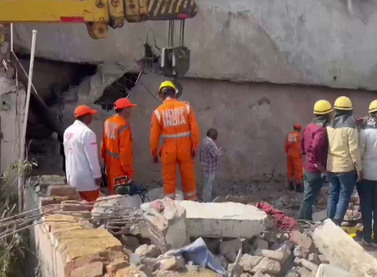 Karnal Rice Mill 3 Storey Building Collapsed