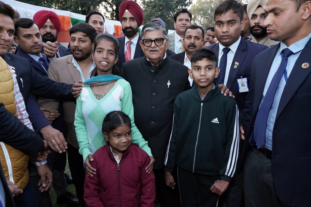 Hosted 'At Home' reception on 76th Republic Day