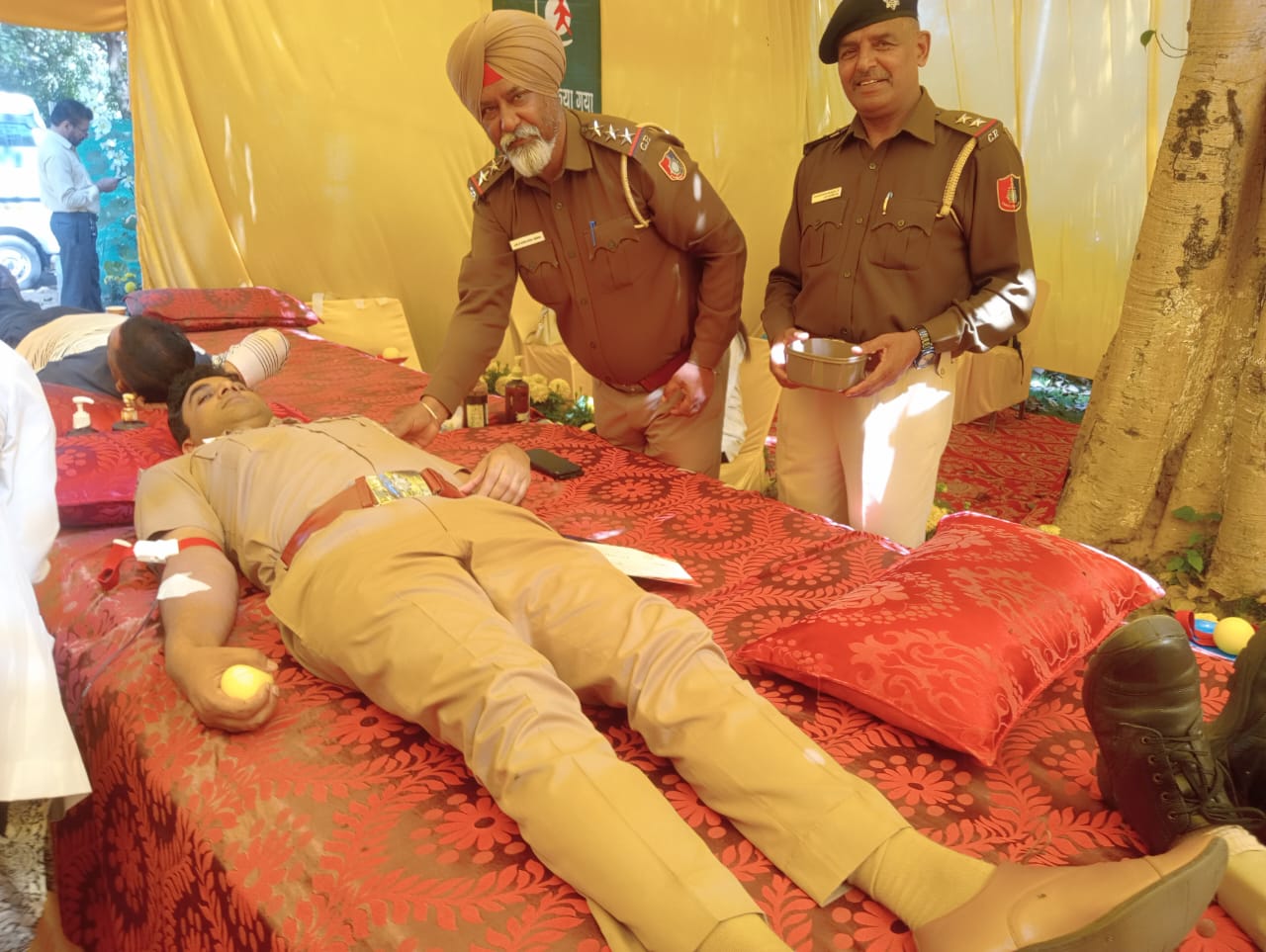 Blood Donation Camp organized by Thana 36 Police