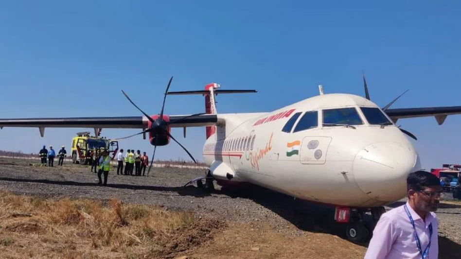 Aircraft Accident on Runway in MP Jabalpur 