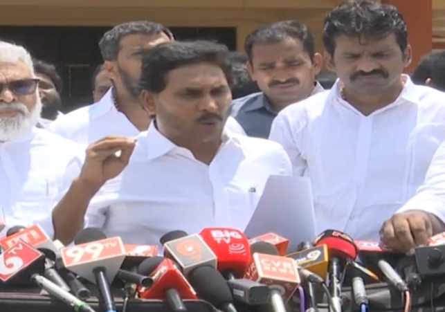 YS Jagan demands Chandrababu