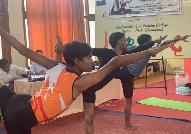 Competitive Yoga Festival organized