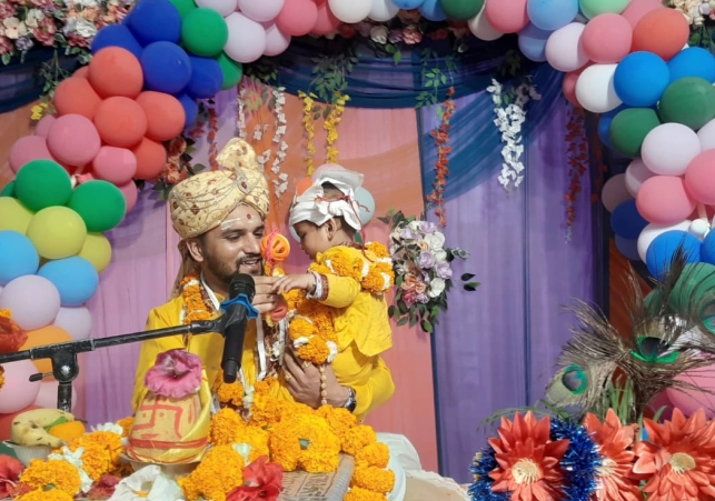 Srimad Bhagwat Katha organized in Panchmooti Shiva Temple