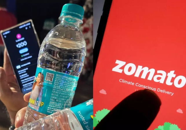 Twentyfold Price Hike? Zomato Faces Criticism Over Water Bottle Costs