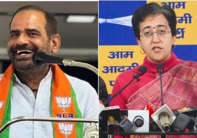 Atishi roaming like a deer on Delhi streets another controversial remark by BJP candidate Ramesh Bidhuri