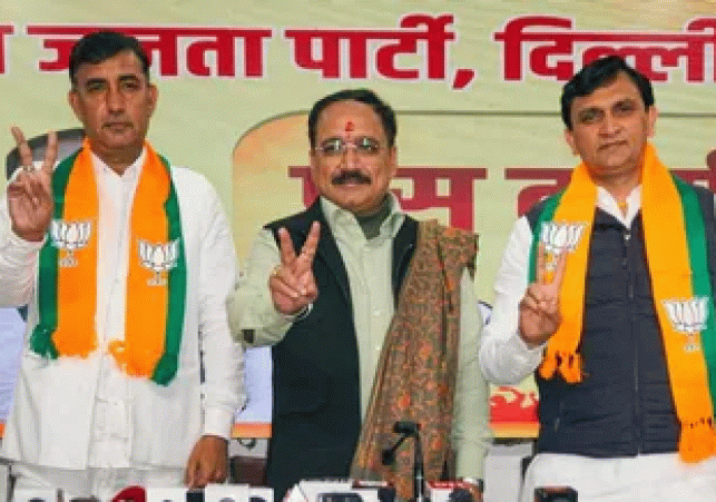 AAP Suffers Major Setback as Two Councillors Join BJP