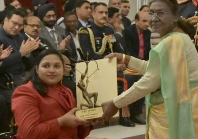 Jaipur's Para-Shooter Mona Agarwal Receives Arjuna Award from President, Creates History