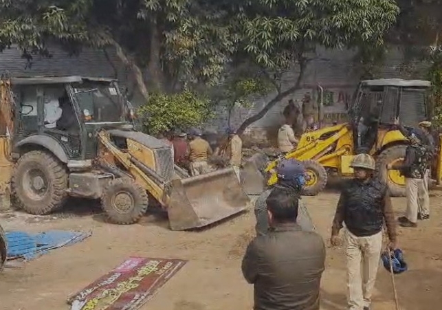 Bulldozer Demolishes Illegal Occupation of Congress Leader Amin Pathan's Cricket Academy in Kota