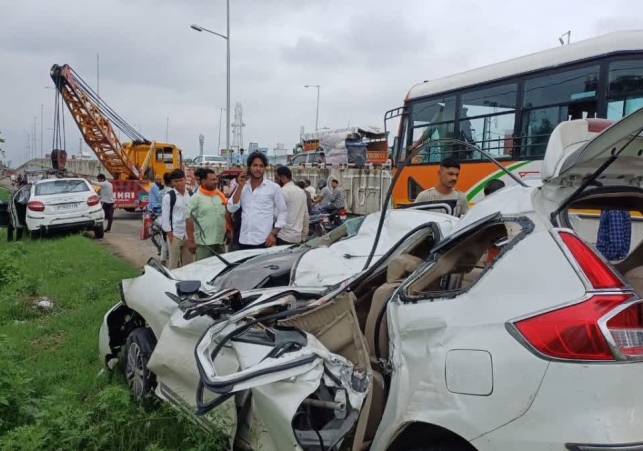 Accident in Moradabad