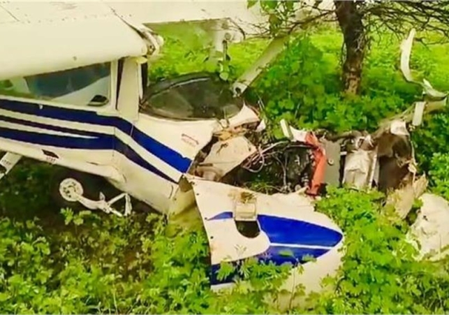 Plane Crash in Guna