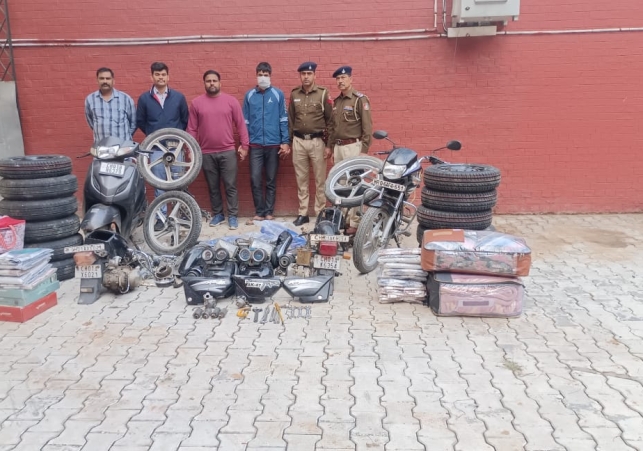 Police arrested the accused in the case of theft of vehicle