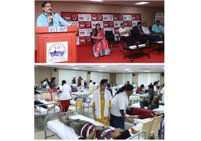 VITU-AP organised a Blood Donation Camp