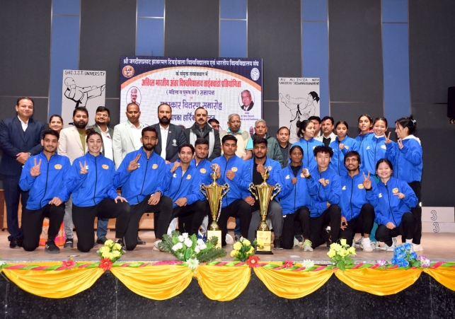 JJTU became All India University Taekwondo champion