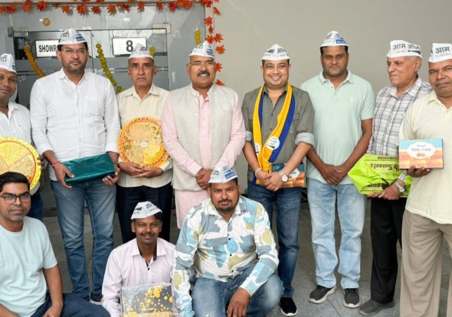 Aam Aadmi Party celebrated Diwali Milan Samaroh