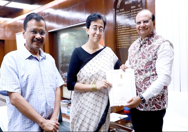 AAP Atishi Marlena Delhi New Chief Minister Oath Ceremony