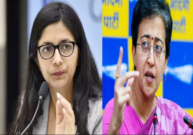 AAP Rajya Sabha MP Swati Maliwal Attacks Atishi After Bacame Delhi CM