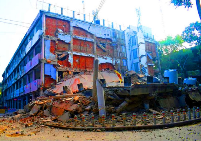 Building Collapse in Chandigarh