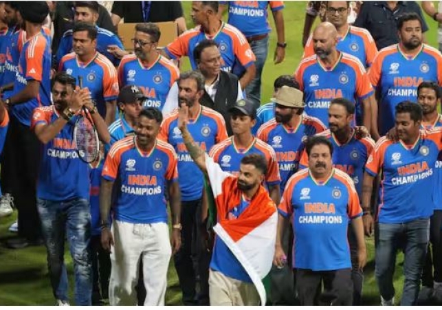 Team India T20 World Cup Celebration