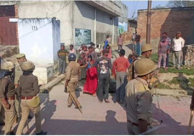 Chaos during Holi Procession